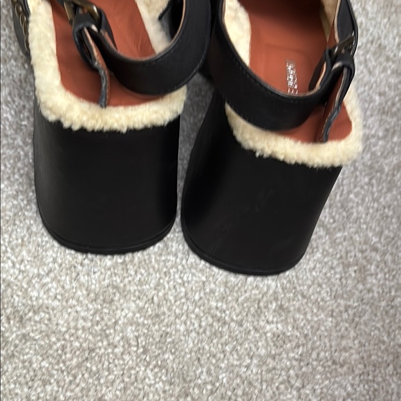 Free People Black Leather Mules with Studded Details size 40 brand new - Picture 3 of 5